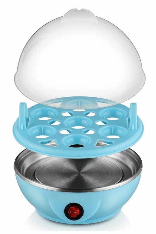 AutoSteam 7-Egg Electric Boiler – Automatic Shut-Off, Rapid Steaming & Multi-Purpose Cooking