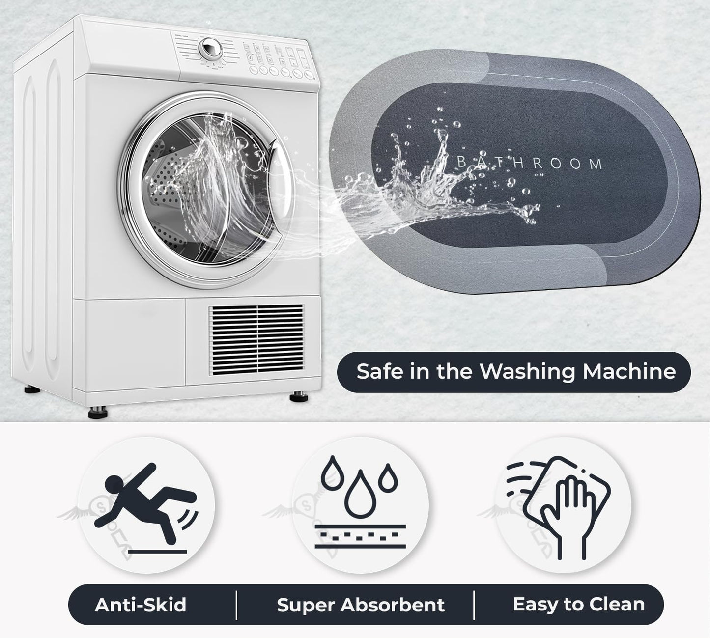 UltraSoft MaxSafe™ Water Absorbent Mat (Pack of 2)