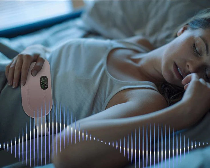 Cordless Heating Pad Belt for Period Pain Relief with Massage & Adjustable Heat Modes