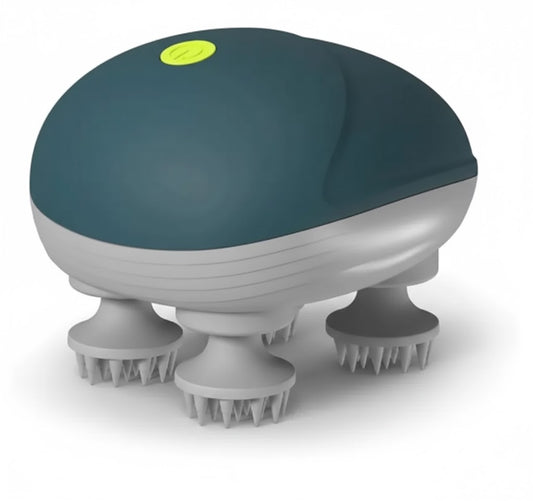 Revolutionary Scalp Massager: Tangle-Free, Rubberized Comfort for Hair Growth