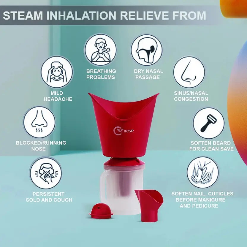 RCSP Multipurpose Steam Vaporizer – Inhaler, Steamer & Steam Therapy Device