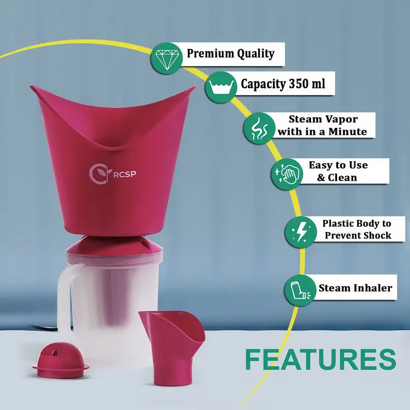 RCSP Multipurpose Steam Vaporizer – Inhaler, Steamer & Steam Therapy Device